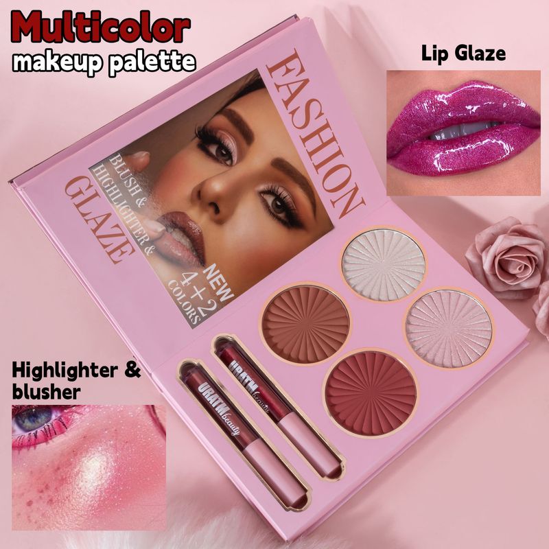 Makeup Sets Hit 30 Color Book 2 Page Eyeshadow Palette Matte Pearlescent Blush High Gloss Lip Glaze All In One Makeup_voghion.com
