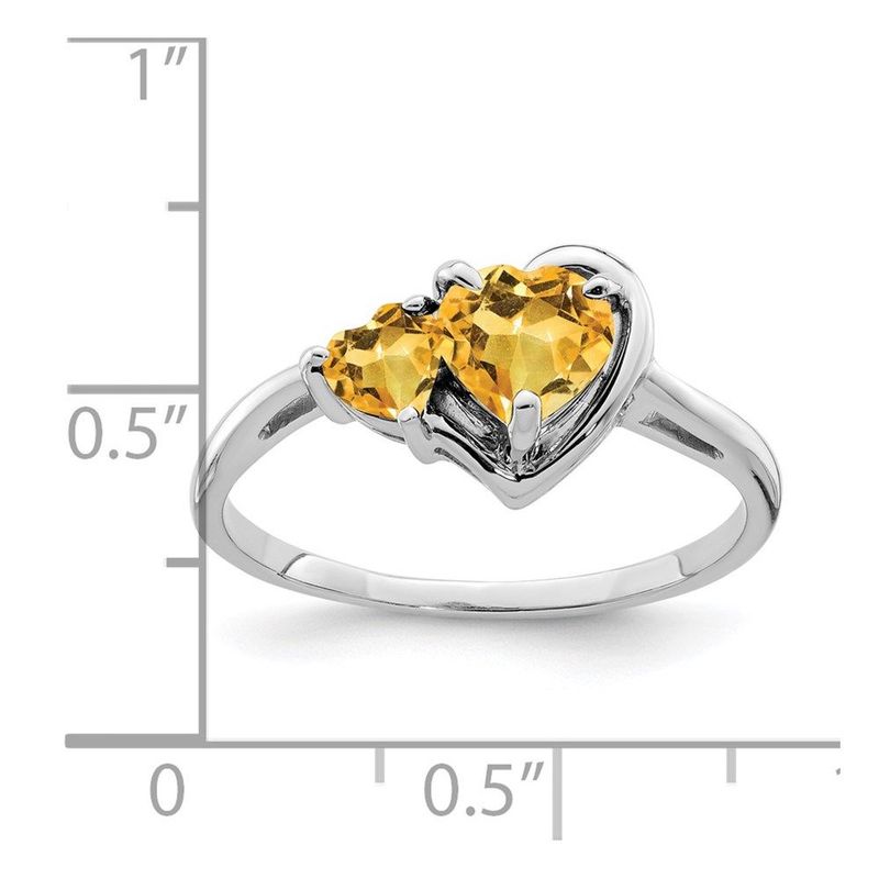 14k White Gold Gemstone Ring_voghion.com
