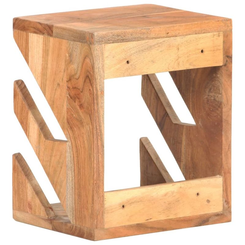 Wall Mounted Skateboard Holder 9.8"x7.9"x11.8" Solid Acacia Wood_voghion.com