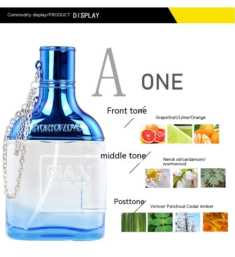 New party commuter business men's perfume Cologne lasting EuropeAn-American style light fragrance lasting fresh 100ml water_voghion.com