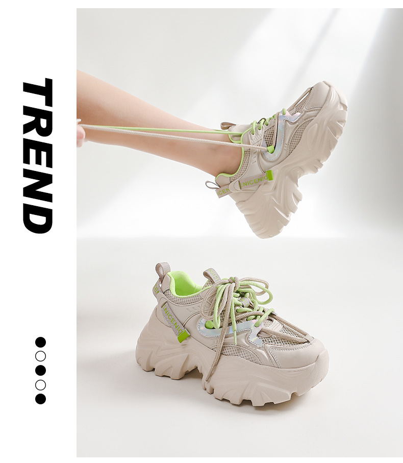 Autumn and Winter 2023 New Color Matching Dithering Sound Explosive Double Mesh Breathable Street Light Sneakers_voghion.com