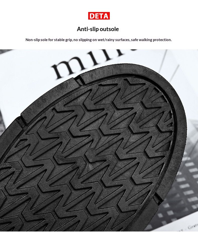 Bottes montantes chaudes Glide 2025 Hiver en coton avec doublure polaire, style business, en cuir, pour hommes._voghion.com