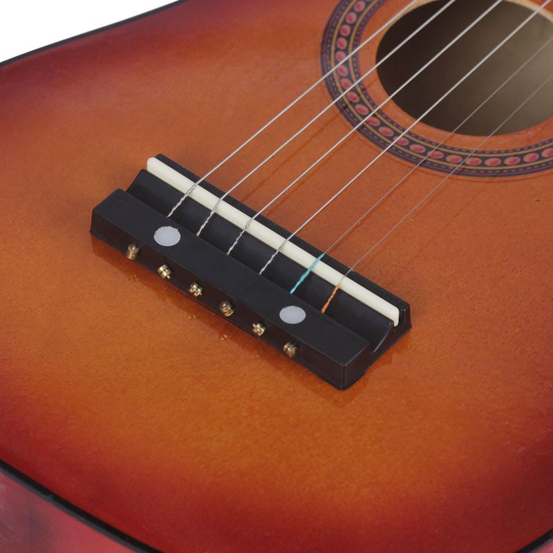 Gyárilag közvetlen 25 hüvelykes kis gitár színű hársfa kezdő gyerekeknek szóló brazil játékgitár hathúros kis gitár hangszer_voghion.com