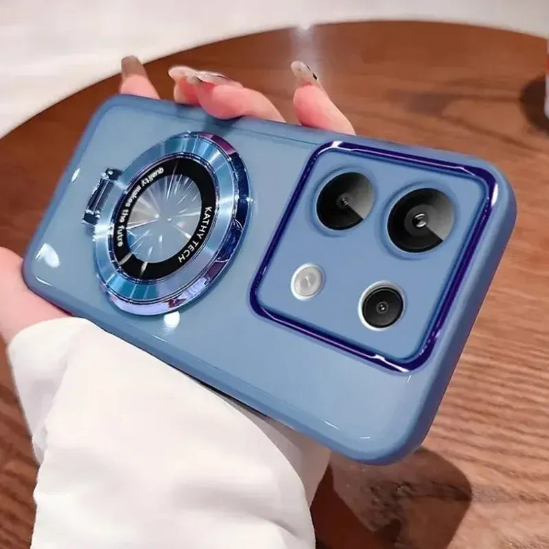 Custodia trasparente con supporto magnetico per telefono per MOTO Edge 60 50 40 Ultra Fusion Neo Pro 5G, protezione antiurto in TPU trasparente._voghion.com