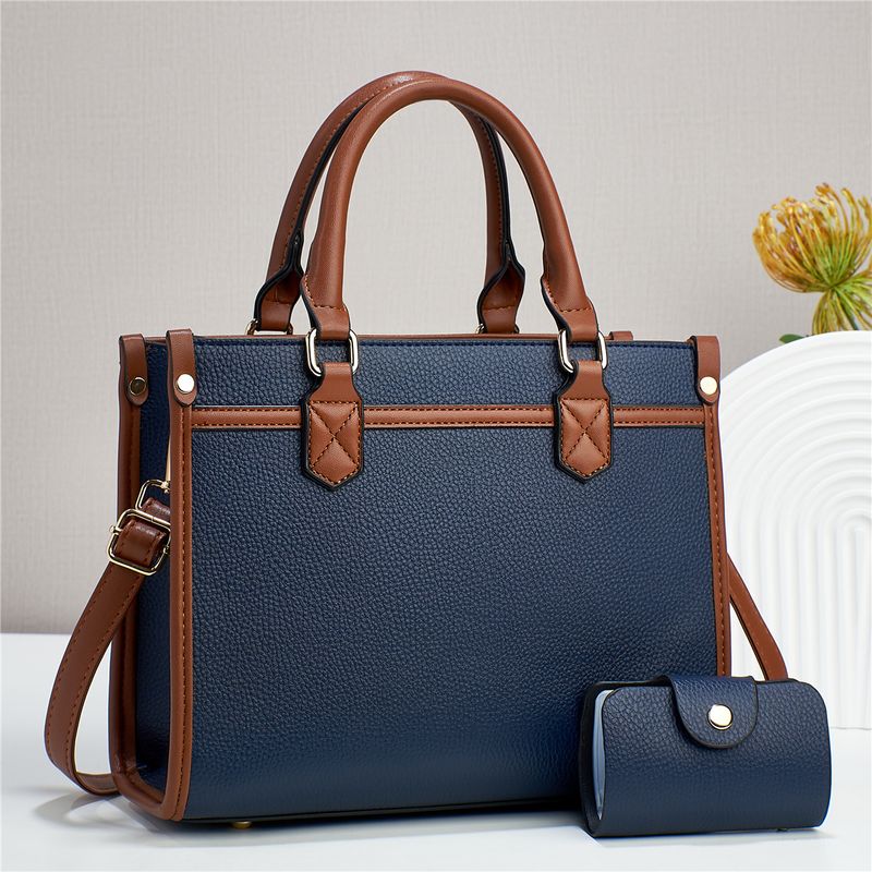 Mother And Child Bag Women's Bag Simple Casual Handbag Large Capacity 2-piece Set Shoulder Bag Crossbody Bag_voghion.com