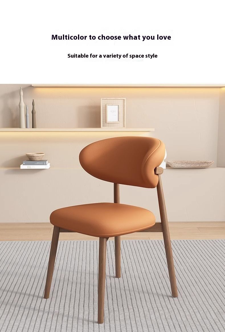 Sedie da pranzo semplici e moderne in legno massello nordico per la casa e i ristoranti_voghion.com