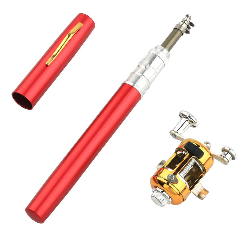 Meiyu Pen Style Mini Ice Pocket Raft Canna da pesca portatile da regalo 1 m A-P_voghion.com