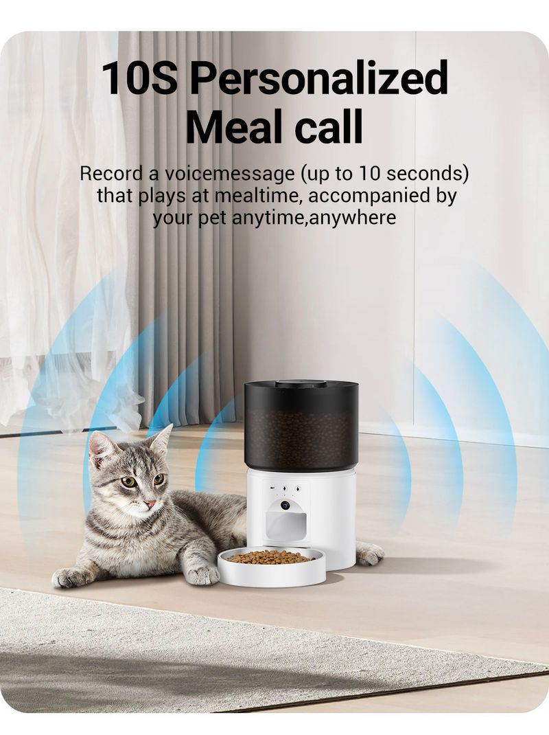 Pet Smart Feeder A90: Automatic Feeding For Cats And Dogs With Timer & Remote Control_voghion.com