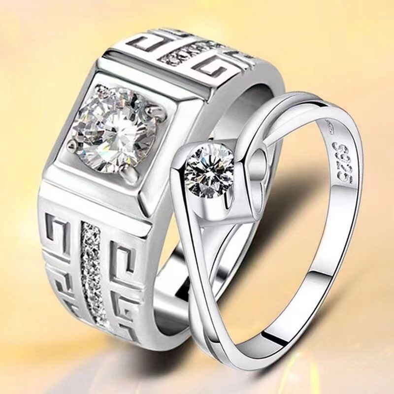 Heißer verkauf online berühmtheit Mo Sangshi der klassische sechs klaue männlichen und weiblichen paar ring_voghion.com