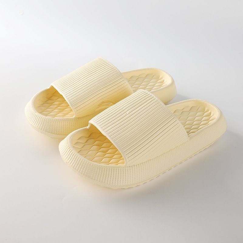 Pantofole da uomo con suola spessa, comode e silenziose, per l'estate, per donne e coppie, in EVA, per il bagno e la doccia._voghion.com