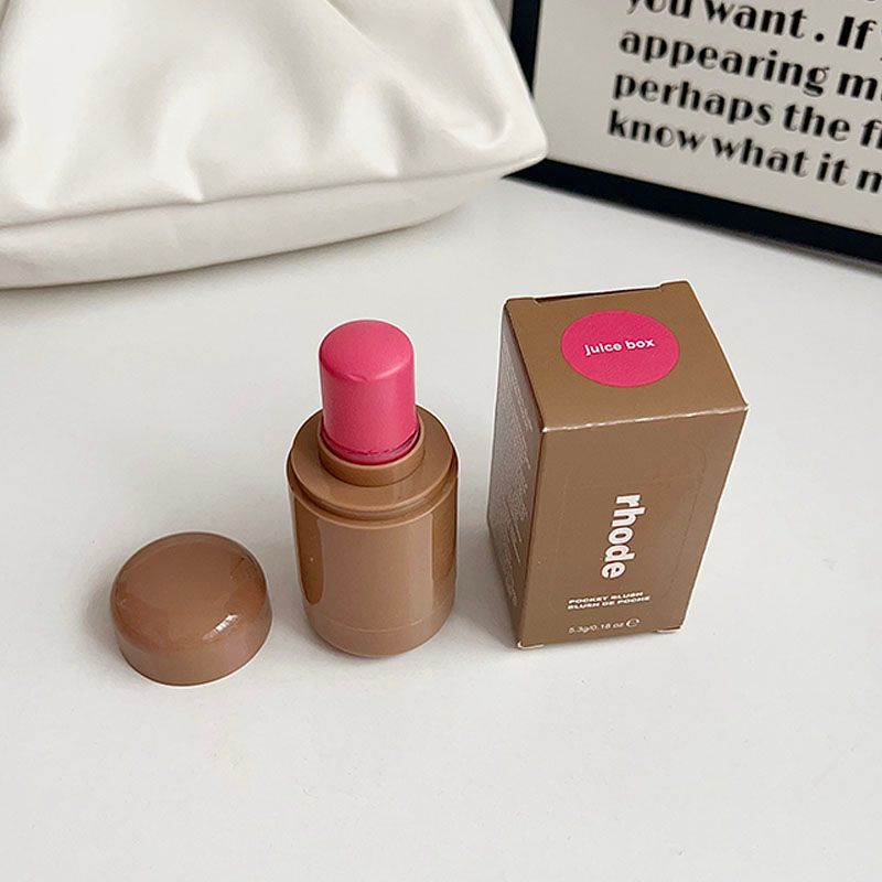 Edição de Outono Sleepy Rhode Pocket Blush Maquiagem em Bastão Beleza Cosméticos Menina Hidratante Cuidado Labial Nutrição Duradoura Cuidado Feminino_voghion.com