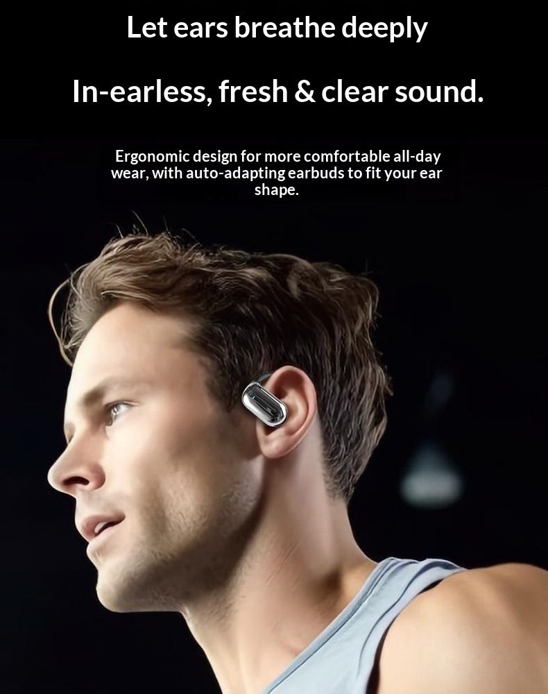 Free Shipping Huaqiangbei Over-Ear Bluetooth Wireless Noise Cancelling Open-Ear Non-In-Ear New Running Sports Headphones_voghion.com