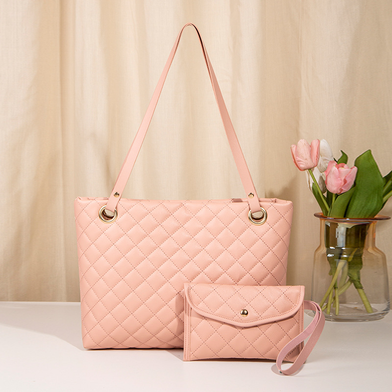 Set di due pezzi per lo shopping 2022, borse a mano, moda, casual, versatili, per donna_voghion.com