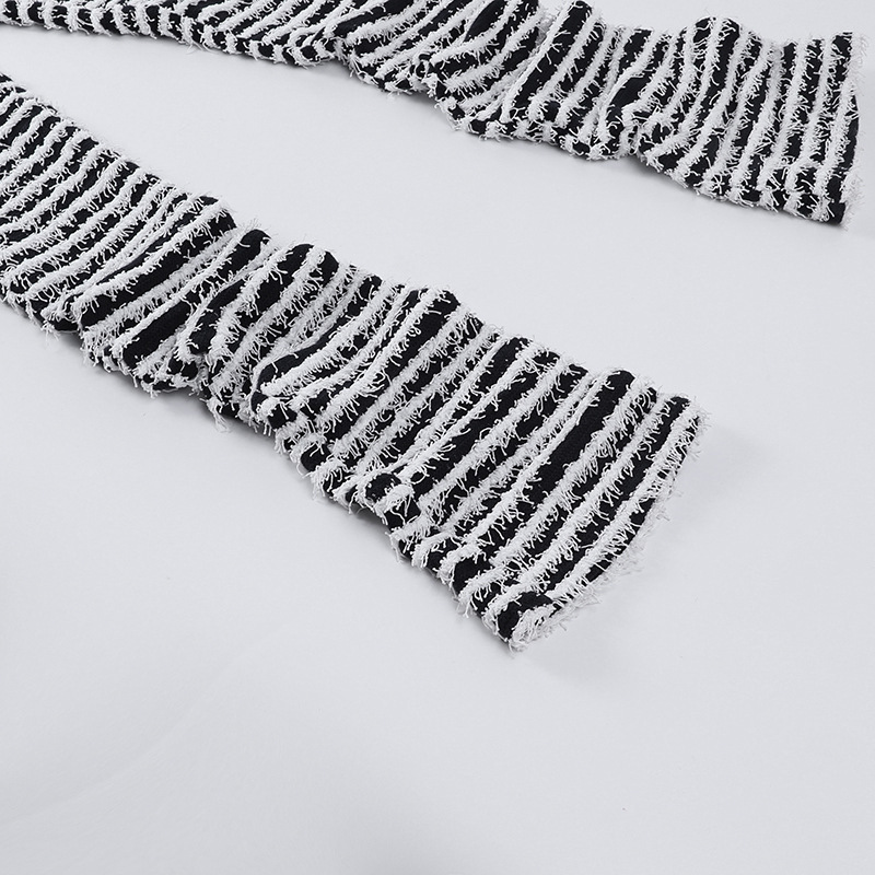 Dameskleding Gebreide Gestreepte Sexy Slanke Broek Kinder Lente Mode Hoge Taille Heup Lifting Hot Girl Casual Broek_voghion.com