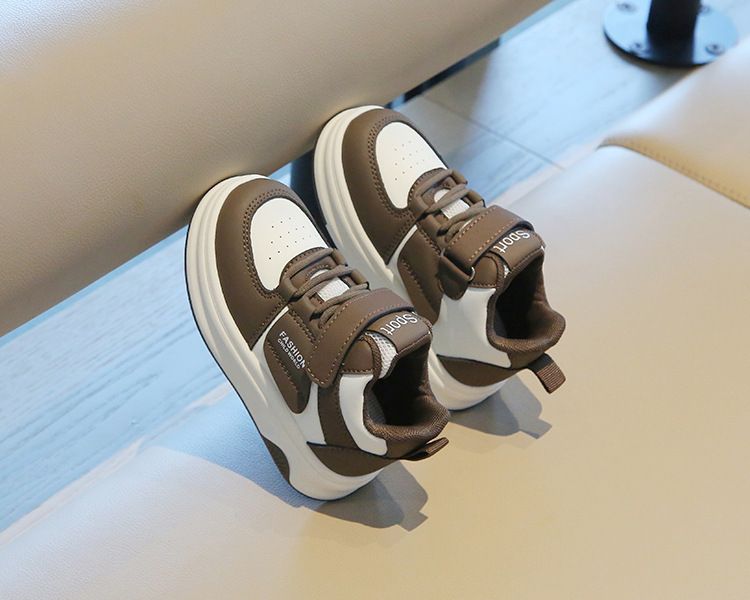 Nya små vita flickskor High Top Pojkar Casual Board Shoes Mjuka sulor Babyskor_voghion.com