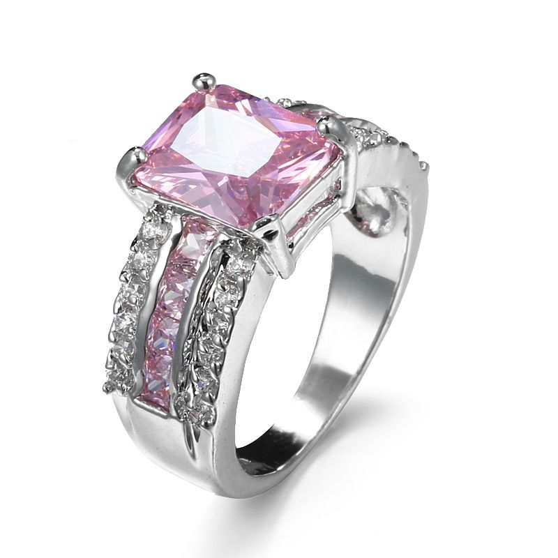 Unisex Mode Zirkon Ring Schmuck_voghion.com