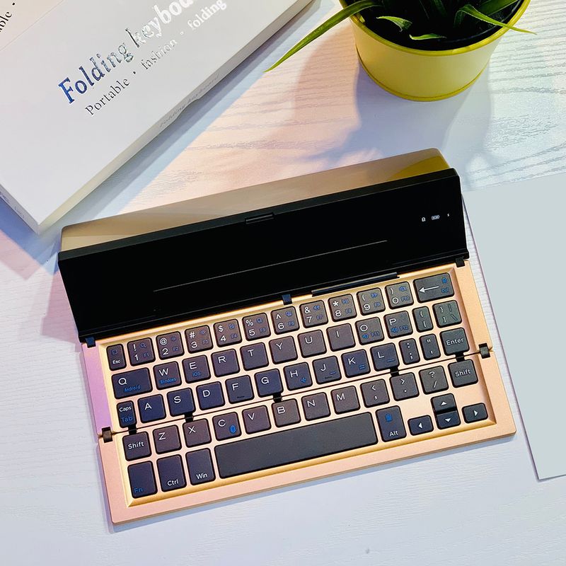 Wireless Folding Keyboard BT 5.1 Numeric Keypad for IOS Android Windows for Ipad Tablet Portable Mini Digital Keypad_voghion.com