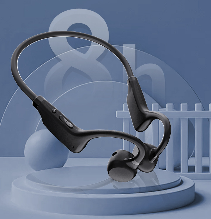 x1 Air Wireless Bluetooth Earphones Third Generation Bone Conduction Non-In-Ear Support Memory Card Running Sports Long_voghion.com