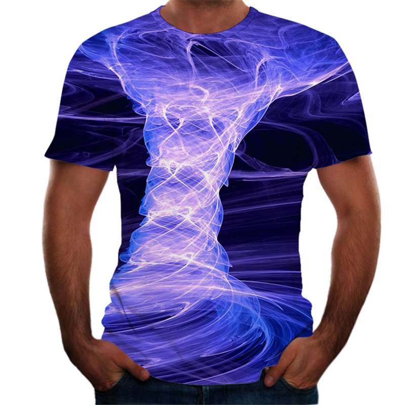 Meeste moodne 3D-prinditud suvine lühikeste varrukatega Venom T-särk, naiste ülisuur Harajuku T-särk_voghion.com