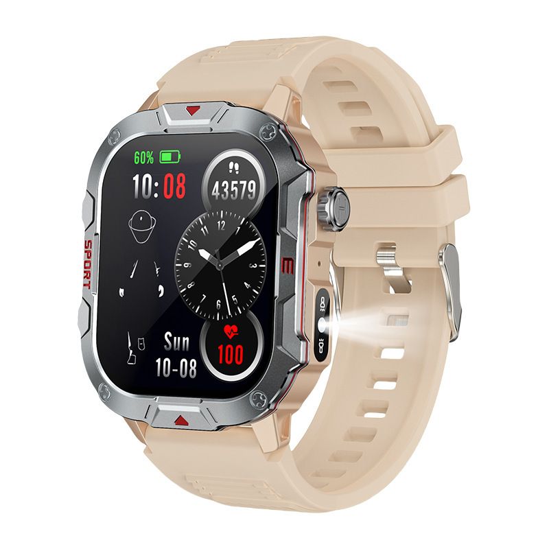 Trendy Items Cross-border New QX11 Smart Three-proof Outdoor Bluetooth Call Heart Rate Blood Pressure Monitoring Men's Sports Watch_voghion.com