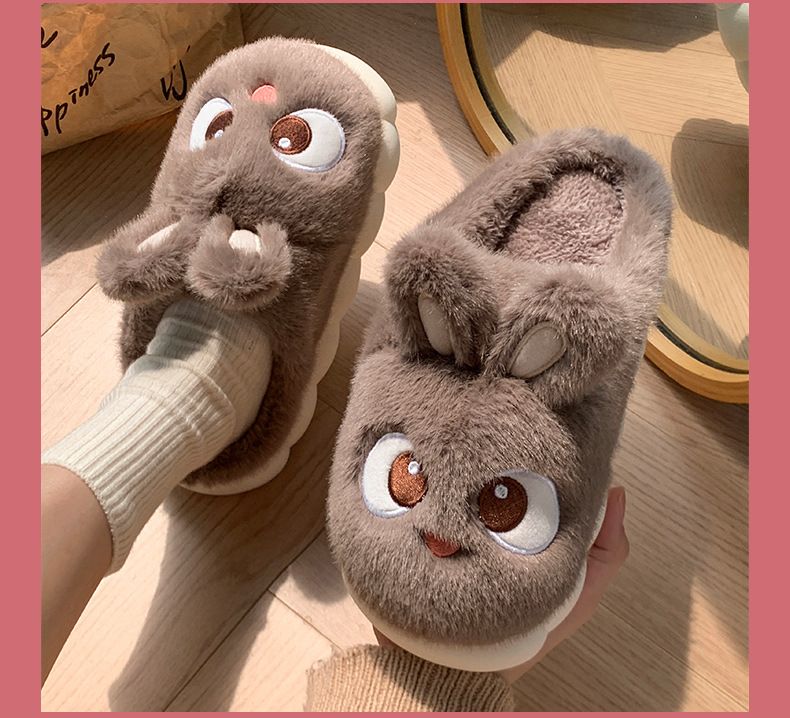 Pantufas de inverno aconchegantes para mãe e filho, para mulheres e homens - Pantufas de interior em fleece macio com sola antiderrapante, quentes e confortáveis, várias cores e tamanhos._voghion.com