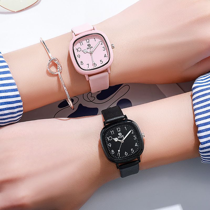Internet Celebrity Square Watch For Women Ins Style White High Value Junior High School Students Korean Version Simple_voghion.com