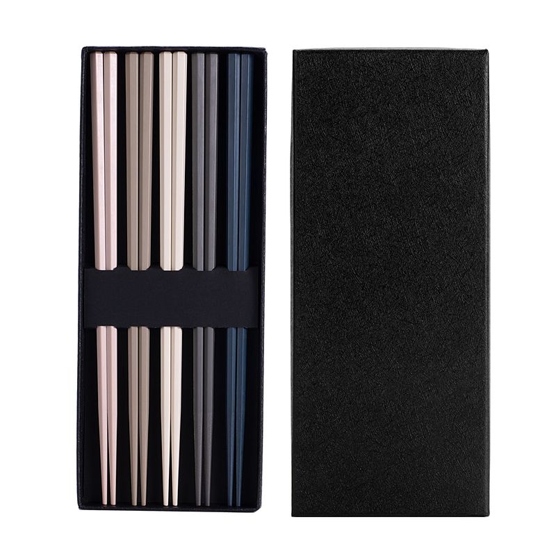 Alloy Chopsticks For Home Use, New Model, Mold-Resistant, Non-Slip, Temperature Resistant, High Aesthetic Value,_voghion.com