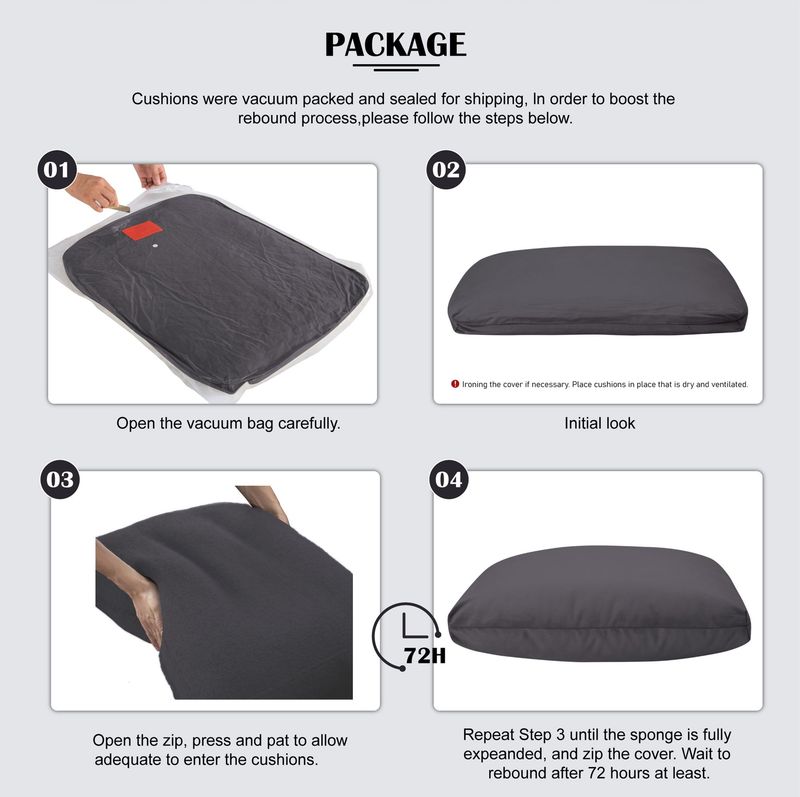 93.7' Sectional Sofa With Ottoman_voghion.com