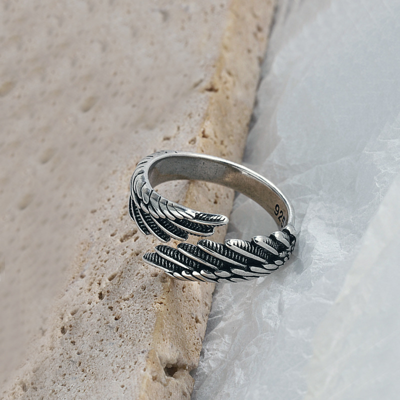 Timbro VENUS Anelli Moda Hip Hop Vintage Coppie Creative Ali Design Thai Sier Party Punk Gioielli Birt_voghion.com