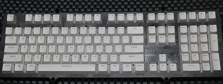 Lei Bo Einzelne transparente V500 Nical-Tastatur_voghion.com