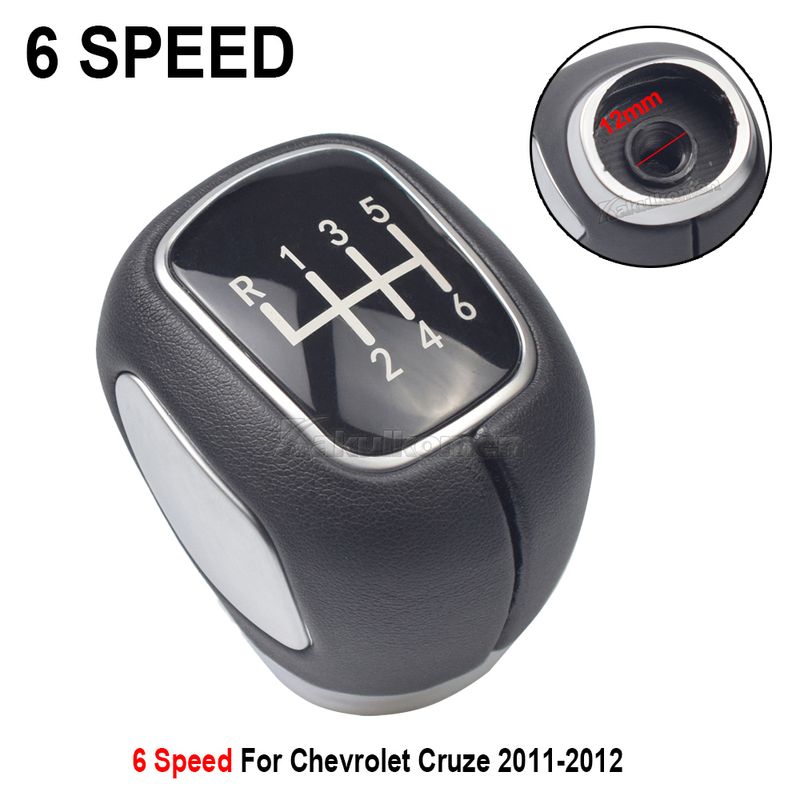For Chevrolet Chevy Cruze 2009-2015 Car 5/6 Speed Manual Transmission Gear Shift Knob Head Ball Lever Shifter_voghion.com