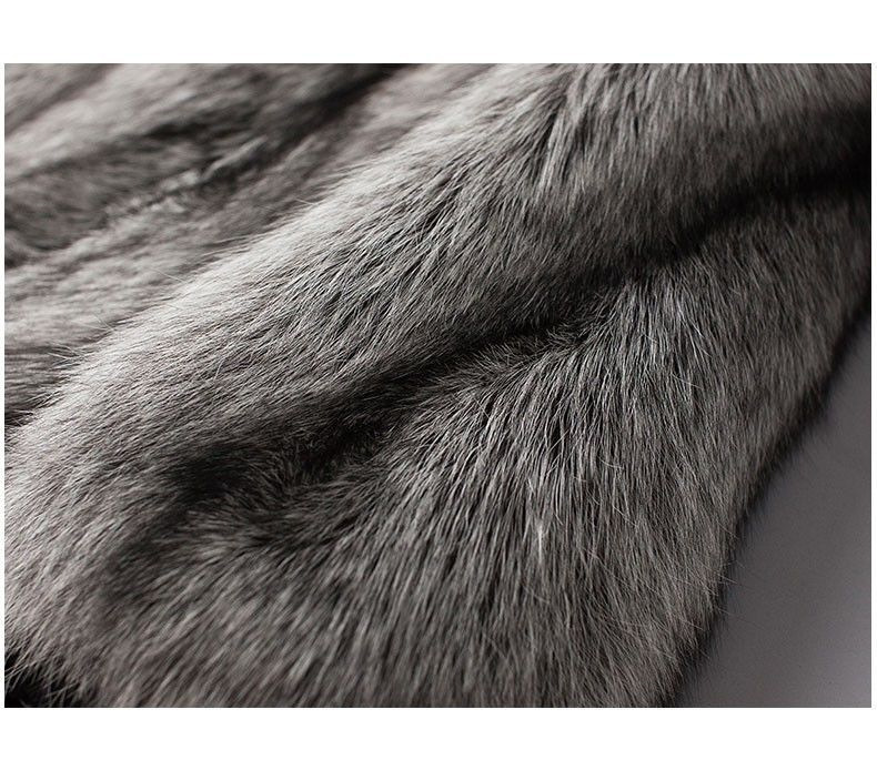 Men's clothing Autumn-winter fur men's coat Fashion casual silver fox fur coat thickened to keep warm_voghion.com