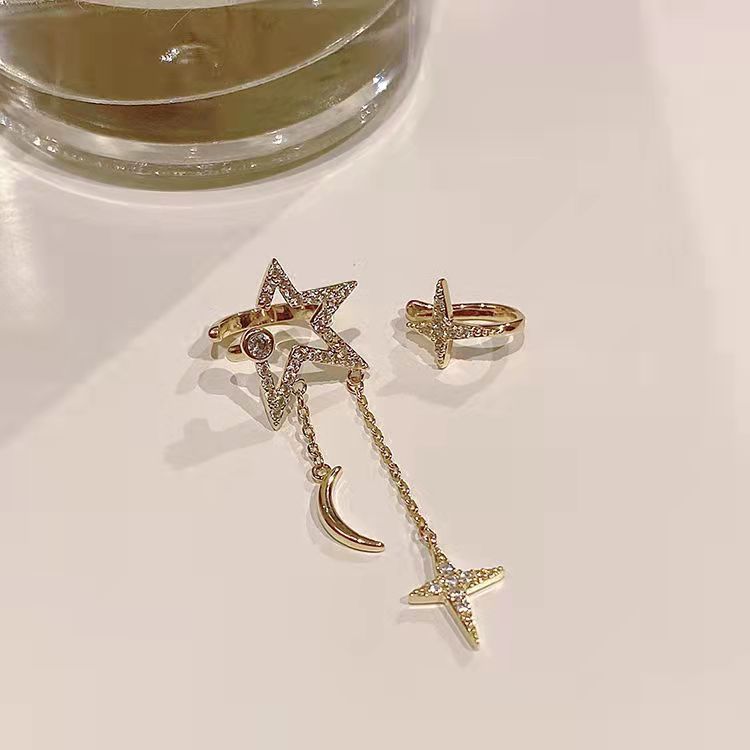 Women's Earrings clip for women without pierced ears, high-end niche, simple and cool style, internet celebrity hot style earrings_voghion.com