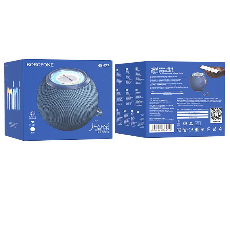 Festival de musique BR23 sport Bluetooth haut-parleur nouveau Compact sans fil Portable haute qualité téléphone système sonore_voghion.com