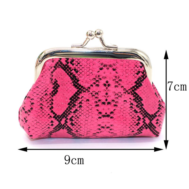 AliExpress bron Europese en Amerikaanse stijl PU snake patroon dames kleine portemonnee gesp portemonnee mini tas spot groothandel_voghion.com