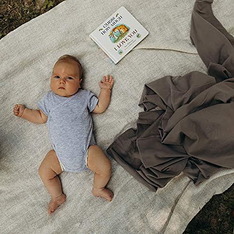 Fascia porta bebè in cotone, fascia porta bebè da viaggio in cotone elasticizzato, per neonati e bambini piccoli, fascia porta bebè da 0 a 36 mesi_voghion.com