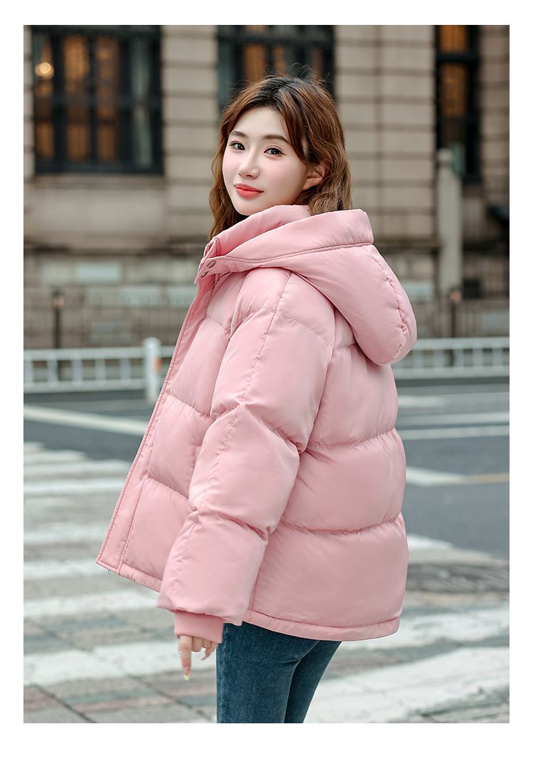 Nuovo studente giacca corta in piumino edizione coreana 2024 cappotto da donna in cotone invernale spesso e largo_voghion.com