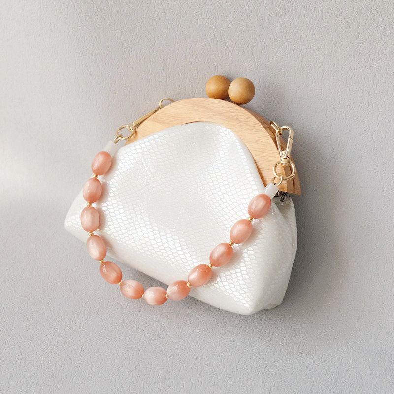 Thick Shoulder Strap Accessories Cat's Eye Stone Bag Resin Short Acrylic Phone Chain_voghion.com
