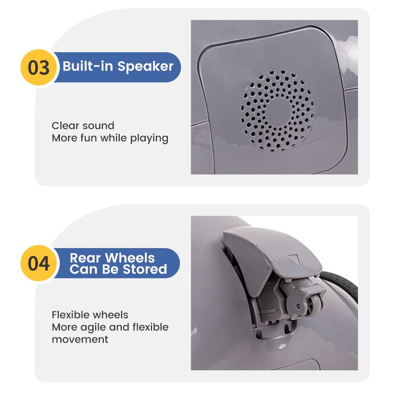 Intelligente ouder-kind interactieve inductieprogrammering elektrisch speelgoed licht muziek dansende robot_voghion.com