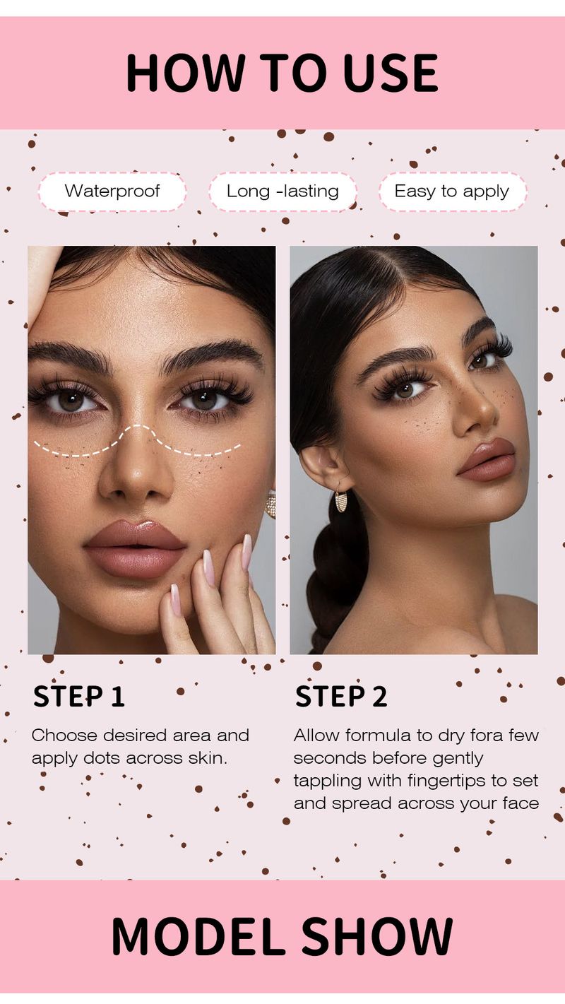 Kissbeauty Natural Simulation Waterproof Sweatproof Freckle Eyeliner Quick-Dry Makeup New Product_voghion.com