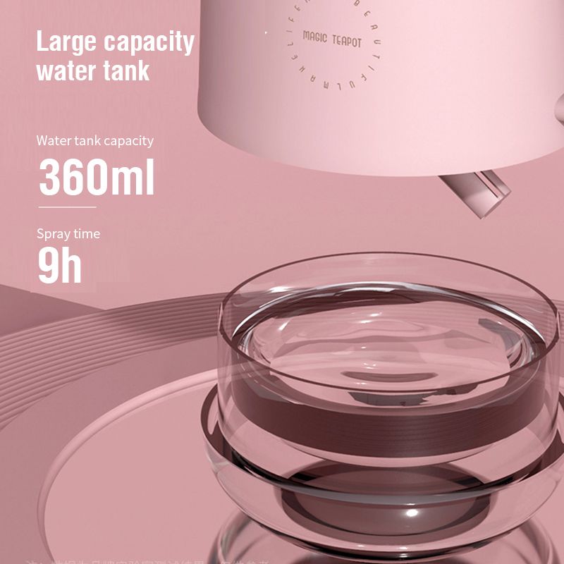 Umidificatore portatile per aromaterapia in cristallo, diffusore di oli essenziali per aromi wireless, luce LED, umidificatore a nebbia fredda con sale himalayano_voghion.com