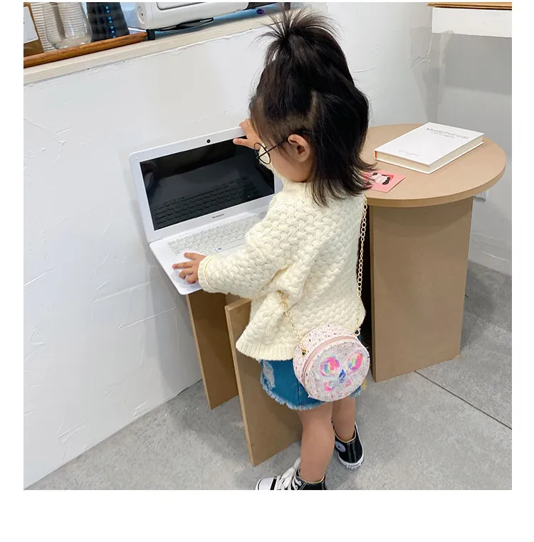 Borse alla moda Borse per bambini più recenti Modello classico Cotone e canapa Borse a tracolla per bambini Borse da viaggio per snack per bambini Natale_voghion.com