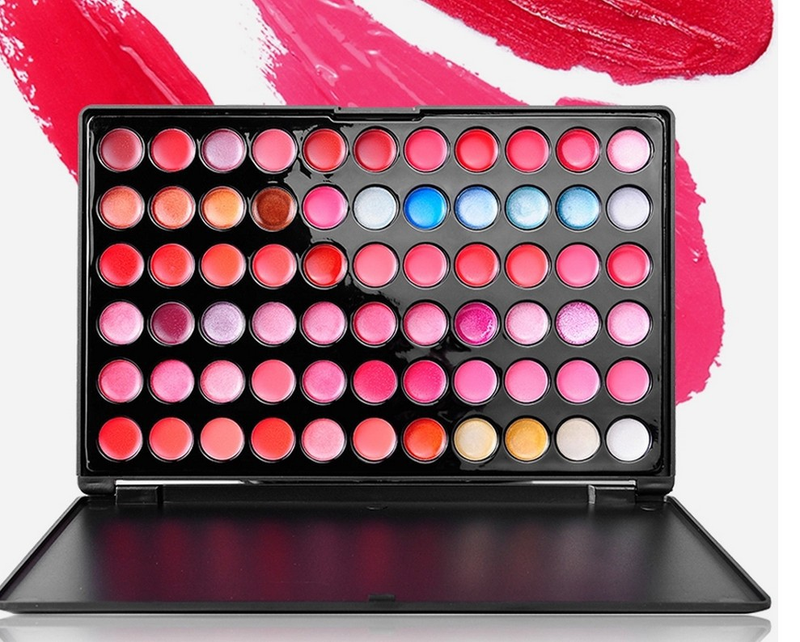 Colors 66 Beauty Make Up Lipsticks Lip Gloss Moisturizer Shimmer Lipstick Palette Maquiagem Moisturizer Lip Gloss stick_voghion.com