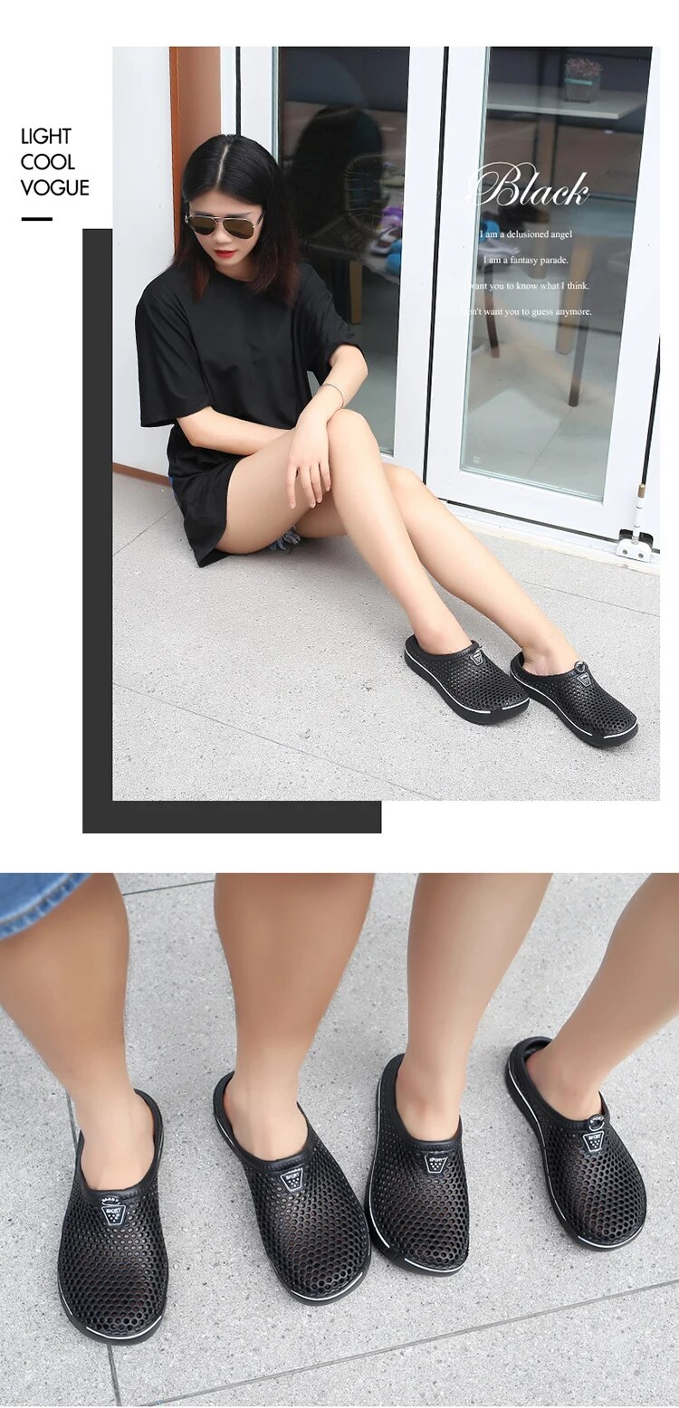Herren-Sandalen, leicht, atmungsaktiv, lässig, Hausschuhe, Loch, Gummi-Clogs für Damen, Garten, Unisex, Slides, Gelee-Schuhe, Größe_voghion.com