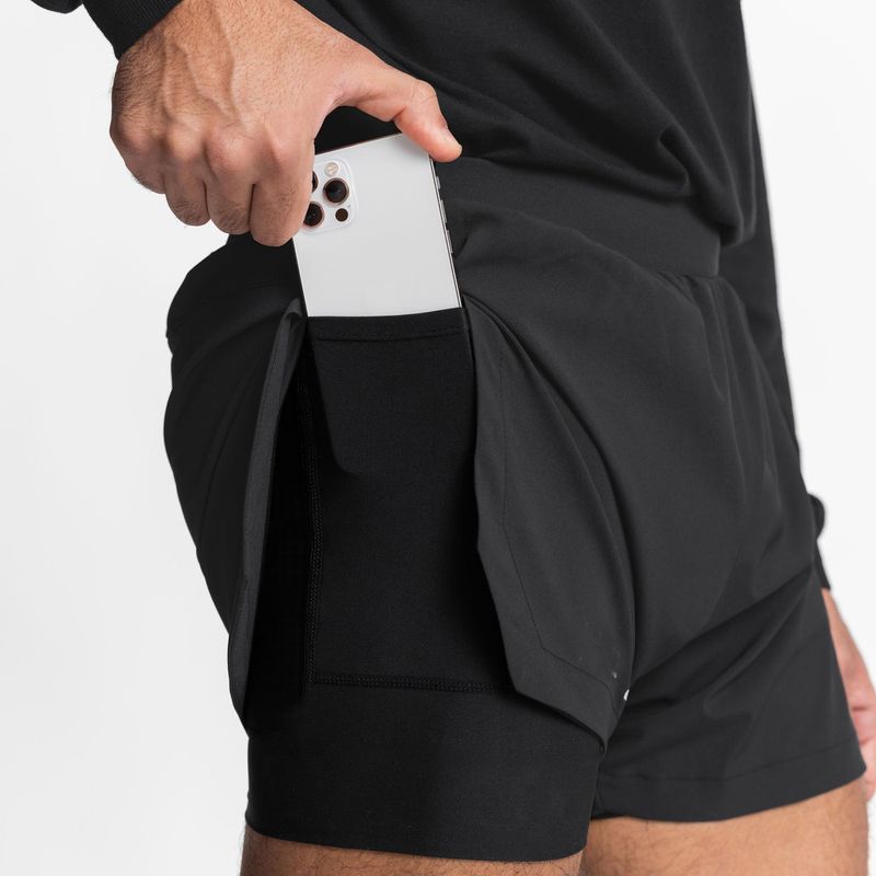 Shorts de gimnasio de 12,7 cm para hombre: malla transpirable para entrenamiento de verano (tejido elástico, secado rápido y ligero)_voghion.com