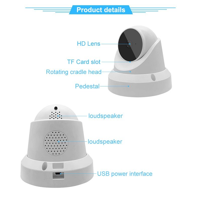 3MP V380 Pro-app WiFi IP 10x zoom Smart hjemsikkerhet Nattsyn Innendørs trådløst Celg-montert CCTV-domekamera_voghion.com
