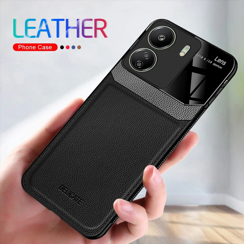 Case For Xiaomi Redmi 13C 12C 11A 4G Poco C65 leather Protective Back Cover redmy 13c 12c 11a poco c65 Shockproof Coque_voghion.com