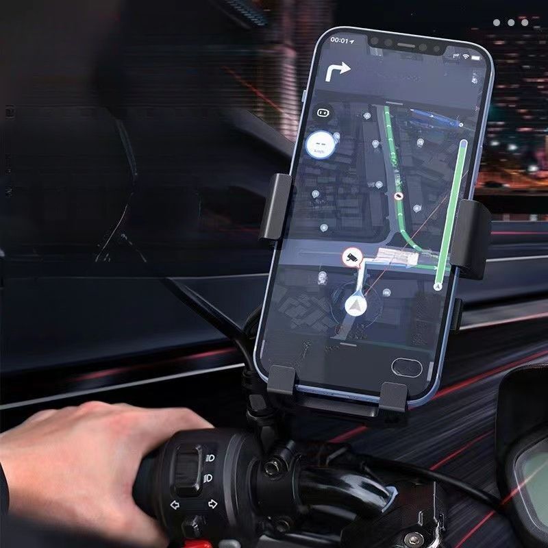 Supporto universale per telefono con navigatore per moto, scooter elettrico e bicicletta_voghion.com