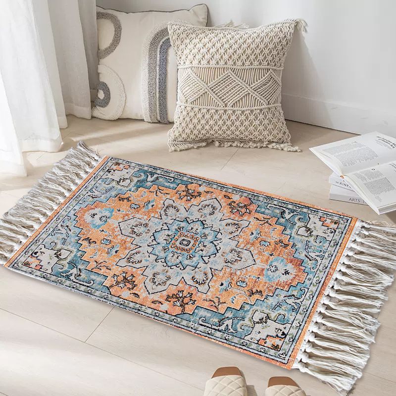 Retro Perzisch geweven kwasttapijt B&B kamerdecoratie Polyester katoenen wandtapijt Klassiek hoogwaardig tapijt Groothandel_voghion.com