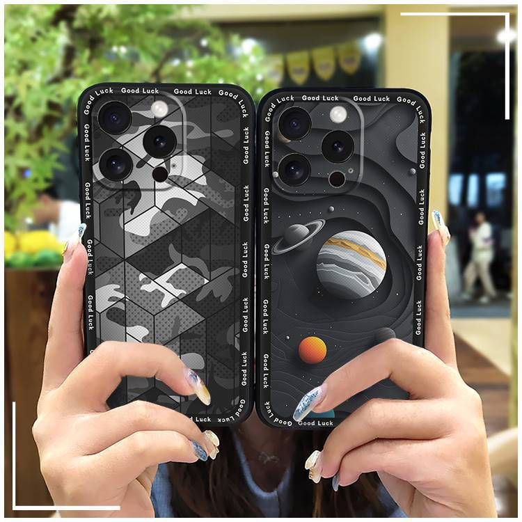 Custodia per telefono TechGlobe compatibile con iPhone Pro/16 Pro/i16 Pro con bordo intero, motivo: coppia alla moda, ragazza anime_voghion.com